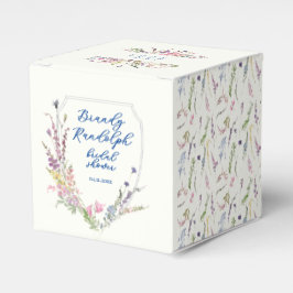 Wildblume Wappen Cube Geschenkschachtel