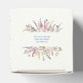 Wildblume Wappen Cube Geschenkschachtel (Oben)