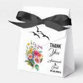 Wildblume Wasserfarbe Geschenkschachtel (Vorderseite)