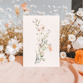 Wildblume Wasserfarbe Traumhafte Brautparty laden Einladung