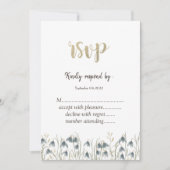 Wildblume Wasserfarbe UAWG Einladung (Vorderseite)