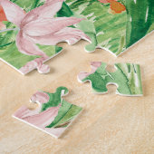 Wildblume Wasserfarbe Wiese Flora Puzzle (Seite)