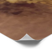 Wildblume Wasserfarben Digitale Kunst Poster (Ecke)