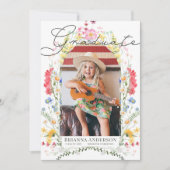 Wildblume Wasserfarben Foto Giro del Malcantone Ab Einladung (Vorderseite)