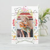 Wildblume Wasserfarben Foto Giro del Malcantone Ab Einladung (Stehend Vorderseite)