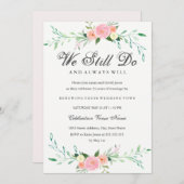 Wildblume Wasserfarben - Neueröffnung Jahr Einladung (Vorne/Hinten)