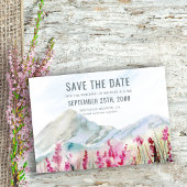 Wildblume Wasserfarben Save The Date