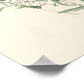 Wildblume Wasserfarben Sommersommersessel Poster (Ecke)