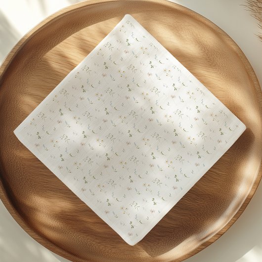 Wildblume Wasserfarbener Frühling Sommer Serviette