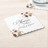 Wildblume Wasserfarbenflorale Hochzeit Untersetzer (angewinkelt)