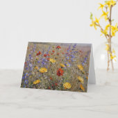 Wildblume Wasserfarbenstrahler individuell einstel Karte (Gelbe Blume)