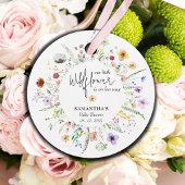 Wildblume Watercolor Babydusche Vielen Dank Geschenkanhänger