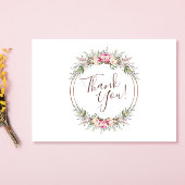 Wildblume Watercolor Dankeskarte