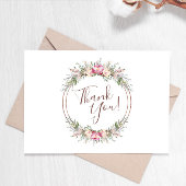 Wildblume Watercolor Dankeskarte