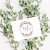 Wildblume Watercolor Dankeskarte