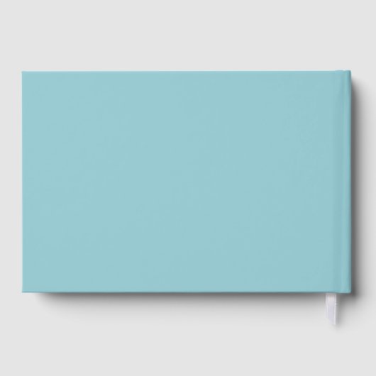 Wildblume Watercolor Gästebuch (Rückseite)