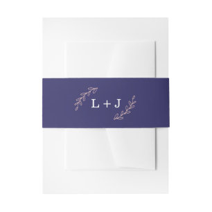 Wildblume Wedding Belly Bands Einladungsbanderole