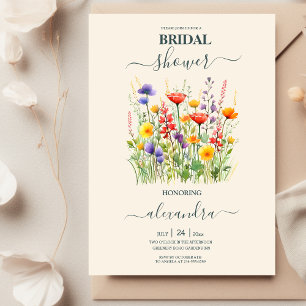 Wildblume Wedding Boho Country Brautparty Einladung
