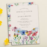 Wildblume Wedding Boho Country Floral Einladung<br><div class="desc">Wildblume Hochzeit Einladung mit Aquarell wilde Blume. Dieses rustikale Land botanische Design hat eine hübsche Grenze von Wildblumen,  einschließlich düsteren Mohnblütenkonflower Schmetterbecher Kopfhaut und Klee. Eine elegante,  moderne Blume mit mädchenhaftem böhmischen Gartenthema. Bitte stöbern Sie in meinem Shop in der Wildblume Charm Kollektion,  um passende Artikel zu erhalten</div>