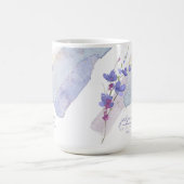 Wildblume Wedding Bridesmaid Peri ID954 Kaffeetasse (Mittel)