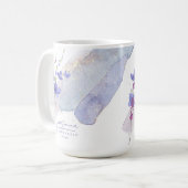Wildblume Wedding Bridesmaid Peri ID954 Kaffeetasse (Vorderseite Links)