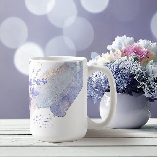 Wildblume Wedding Bridesmaid Peri ID954 Kaffeetasse