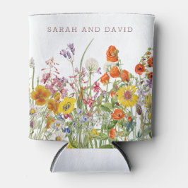 Wildblume Wedding Can Coolers Dosenkühler