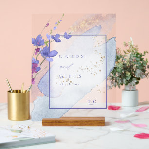 Wildblume Wedding Cards & Gifts Peri ID954 Acrylschild