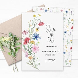Wildblume Wedding Floral Save The Date