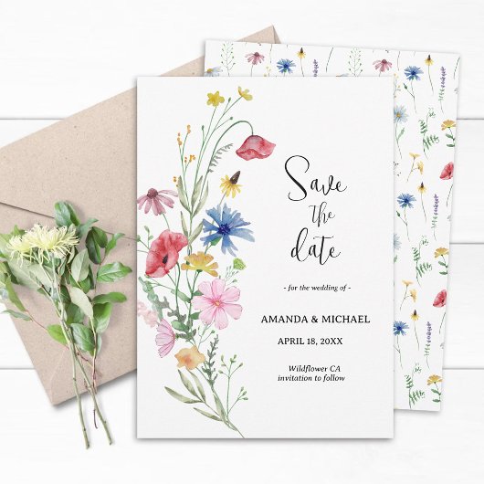 Wildblume Wedding Floral Save The Date