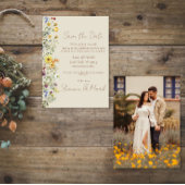 Wildblume Wedding Foto Save The Date