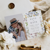 Wildblume Wedding Foto Save the Date Whimsical