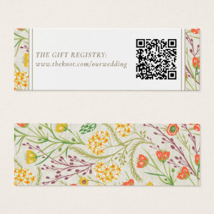Wildblume Wedding Gift Registry QR Code