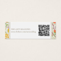 Wildblume Wedding Gift Registry QR Code