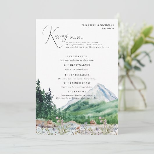 Wildblume | Wedding Kissing Game (Stehend Vorderseite)