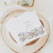 Wildblume Wedding Paper Napkins Floral Boho Serviette