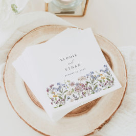 Wildblume Wedding Paper Napkins Floral Boho Serviette