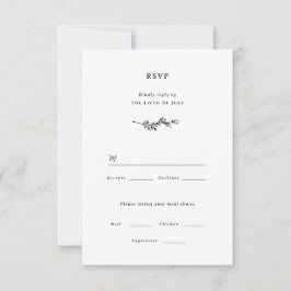 Wildblume Wedding RSVP Card