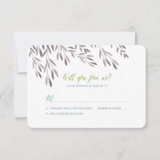 Wildblume Wedding RSVP für Jerrah