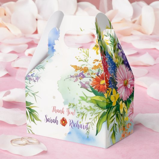 Wildblume Wedding, rustikale Blumenbesichtigung Da Geschenkschachtel (Hochzeit)