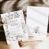 Wildblume Wedding Save the Date Floral Boho