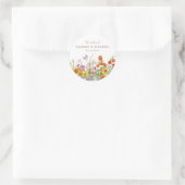 Wildblume Wedding Stickers - Blume Umschlag Aufkle (Tasche)