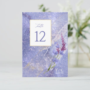 Wildblume Wedding Texture Table No. Peri ID95 Einladung