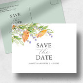 Wildblume Wedding Thema Save the Date Postkarte