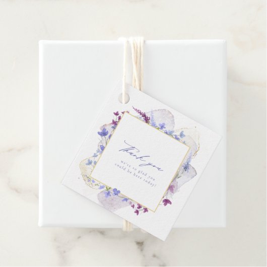 Wildblume Wedding Wassercolor Frame Peri ID954 Geschenkanhänger (Beispiel)