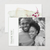 Wildblume Wedding Watercolor Danke Fsa ID954 (Vorne/Hinten)