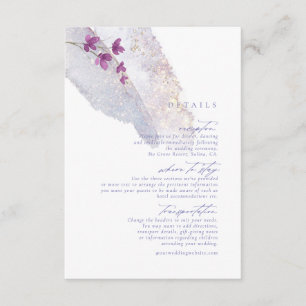 Wildblume Wedding Watercolor Details Peri ID954 Begleitkarte