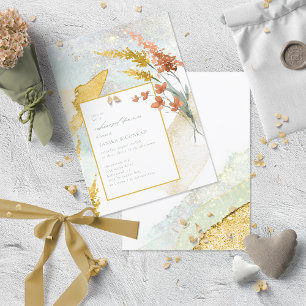 Wildblume Wedding Watercolor Probe Gold ID954