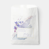 Wildblume Wedding Watercolor Vielen Dank Peri ID95 Geschenktütchen (Vorderseite)