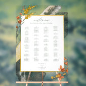 Wildblume Wedding Watercolor Welcome Gold ID954 Acrylschild (Neutral)